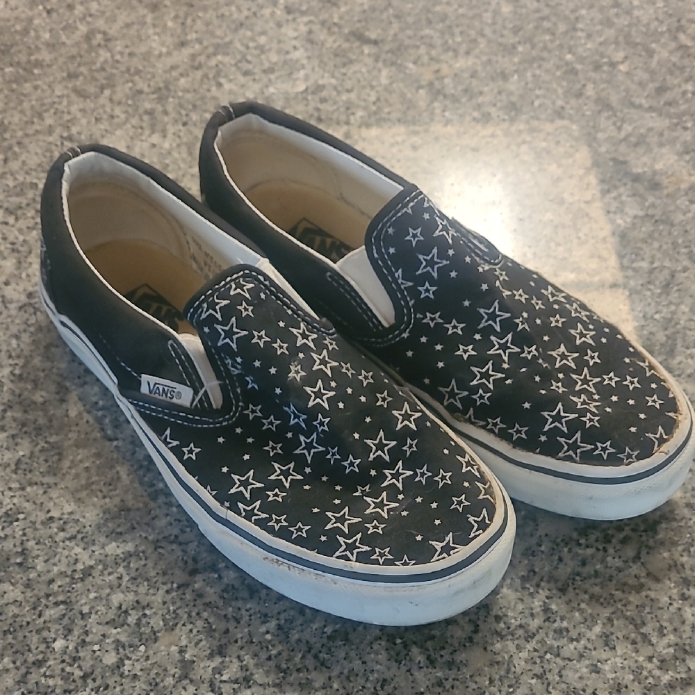 VANS Slip Ons With STARS